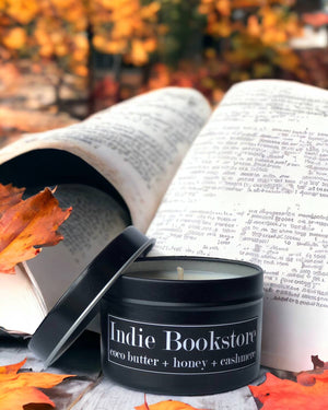 Indie Bookstore 4oz Soy Candle