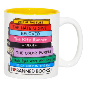 I Heart Banned Books Coffee Mug