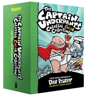The Captain Underpants Colossal Color Collection (Captain Underpants #1-5 Boxed Set) by Pilkey, Dav