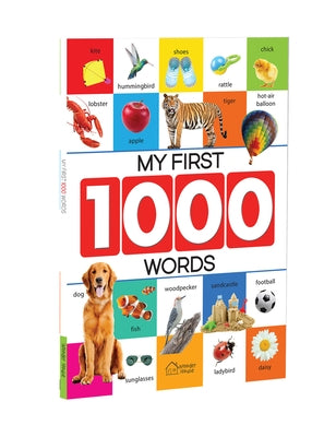 My First 1000 Words: Early Learning Picture Book to Learn Alphabet, Numbers, Shapes and Colours, Transport, Birds and Animals, Professions, by Wonder House Books