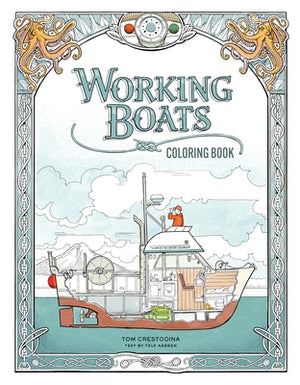 Working Boats Coloring Book by Crestodina, Tom