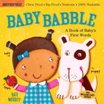 Indestructibles: Baby Babble: A Book of Baby's First Words: Chew Proof - Rip Proof - Nontoxic - 100% Washable (Book for Babies, Newborn Books, Safe to by Merritt, Kate
