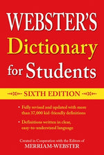 Webster's Dictionary for Students, Sixth Edition by Merriam-Webster