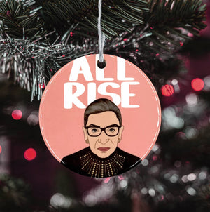 RBG All Rise Holiday Ornament